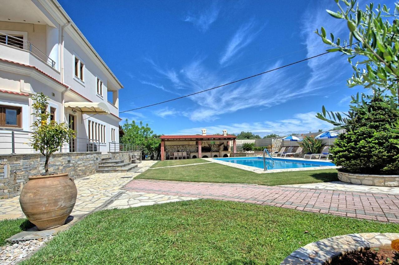 Acharavi Beach Villa By Posarellivillas Exterior foto